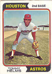1974 Topps Baseball Cards      067      Tommy Helms